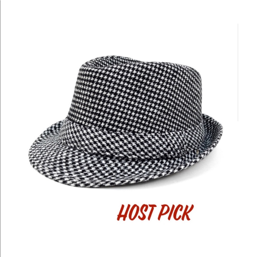 HOST PICK Boys Houndstooth Fedora Hat